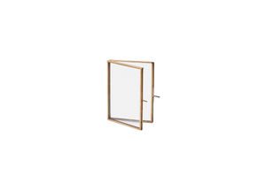 Folded Frame in Antique Brass - 5 x 7 cm