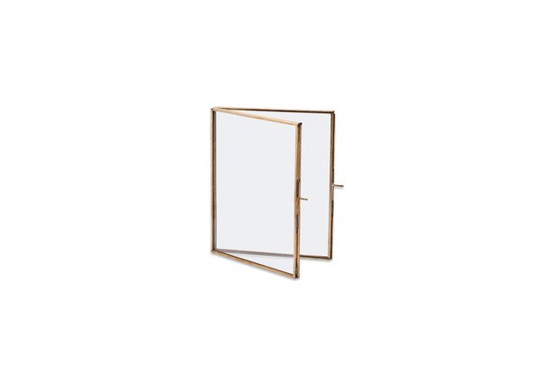 Folded Frame in Antique Brass - 8 x 10 cm