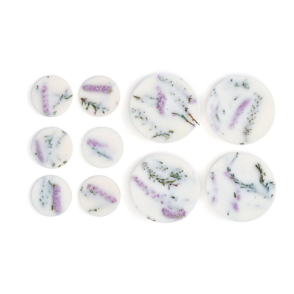 Soy Wax Rounds Heather with Heather Fragrance