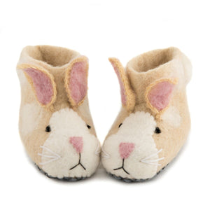 Ruby Rabbit felt slippers Sew Heart Felt