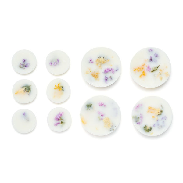 Soy Wax Rounds Wild Flowers with Rose Fragrance